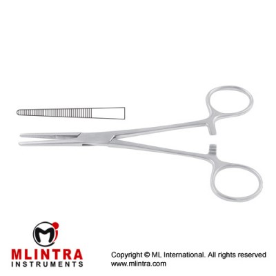 Kelly-Rankin Haemostatic Forcep Straight Stainless Steel, 16 cm - 6 1/4"